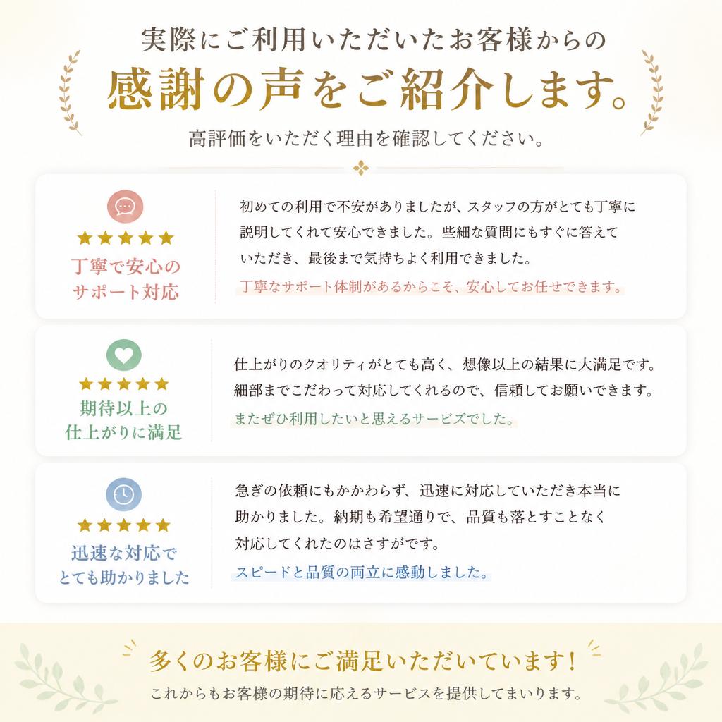 お客様の声
