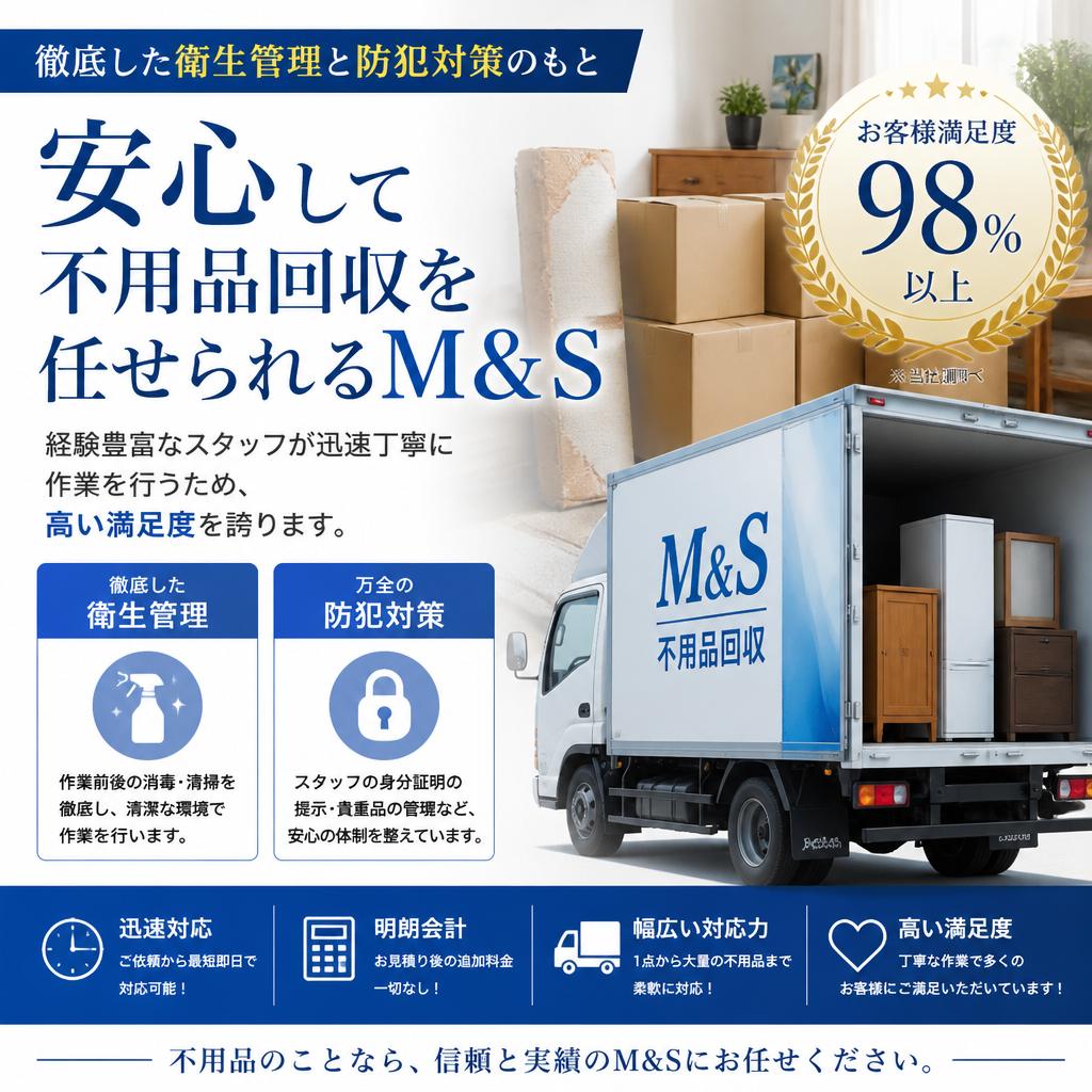 M&amp;Sが選ばれる理由