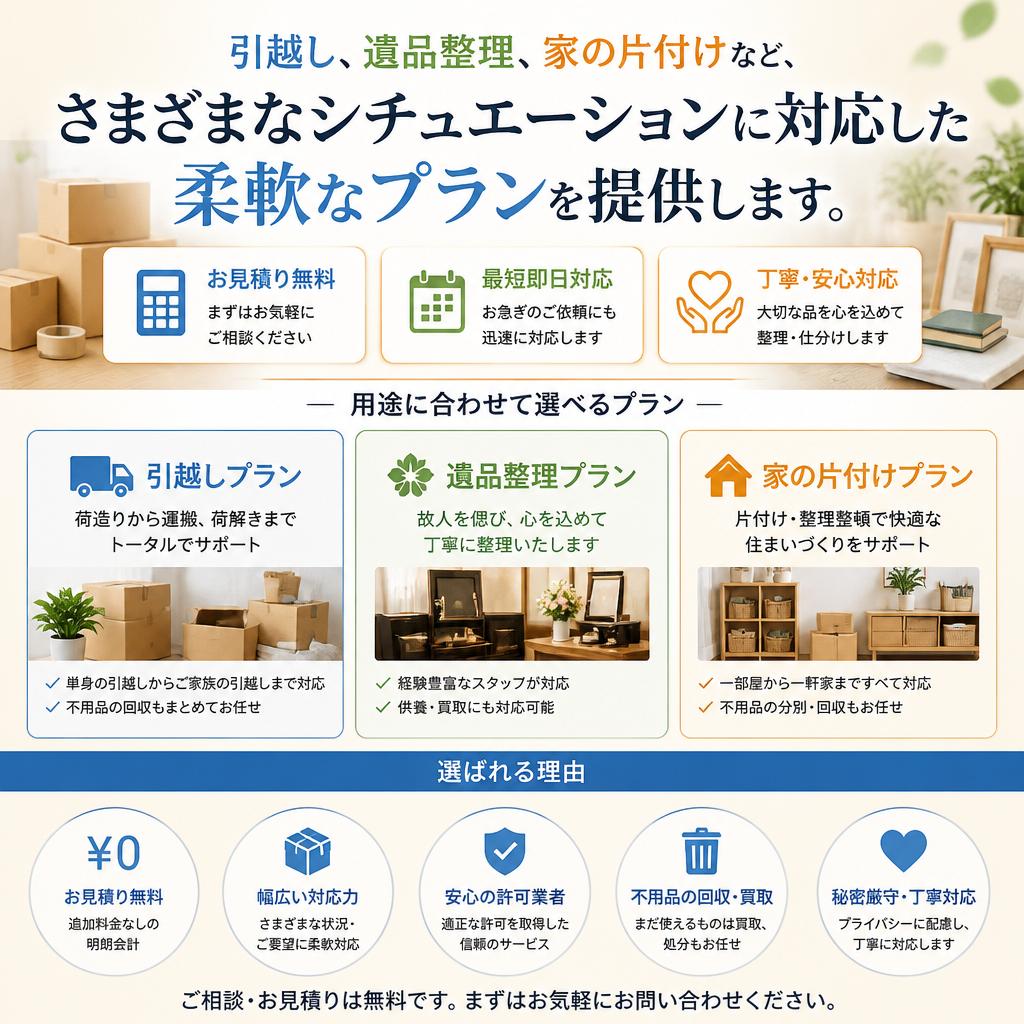 多彩な対応シチュエーション